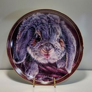 "Sweet Cheeks" Bunny Tales Collector's Plate by Bradford Exchange